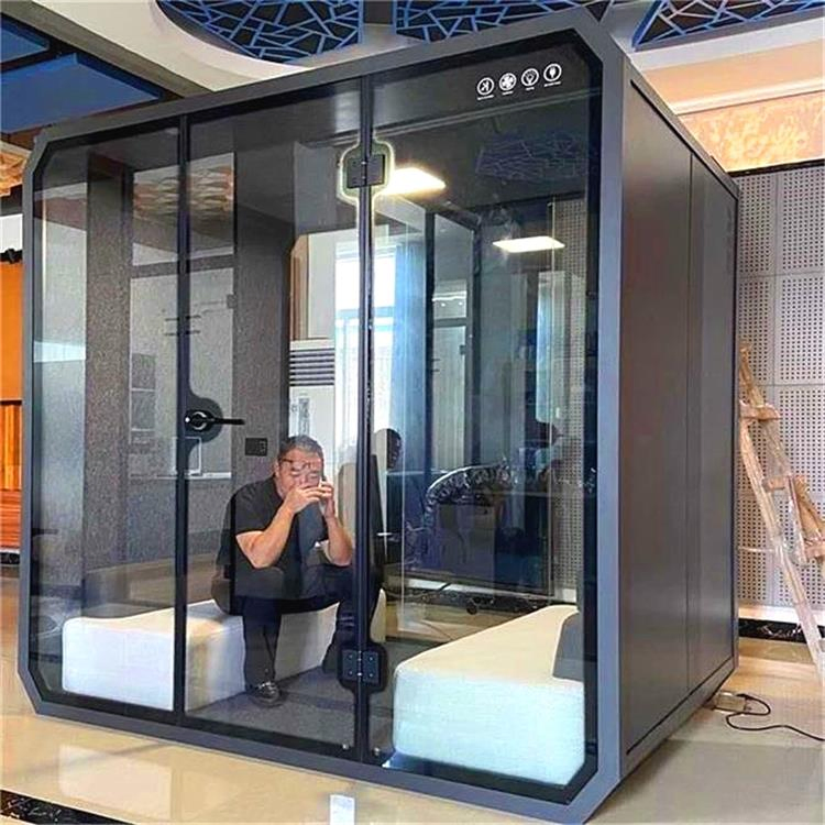 2024 Hot Phone Booth Meeting Pod, Soundproof Mobile Phone Booth as Babycare Room Smoking Room