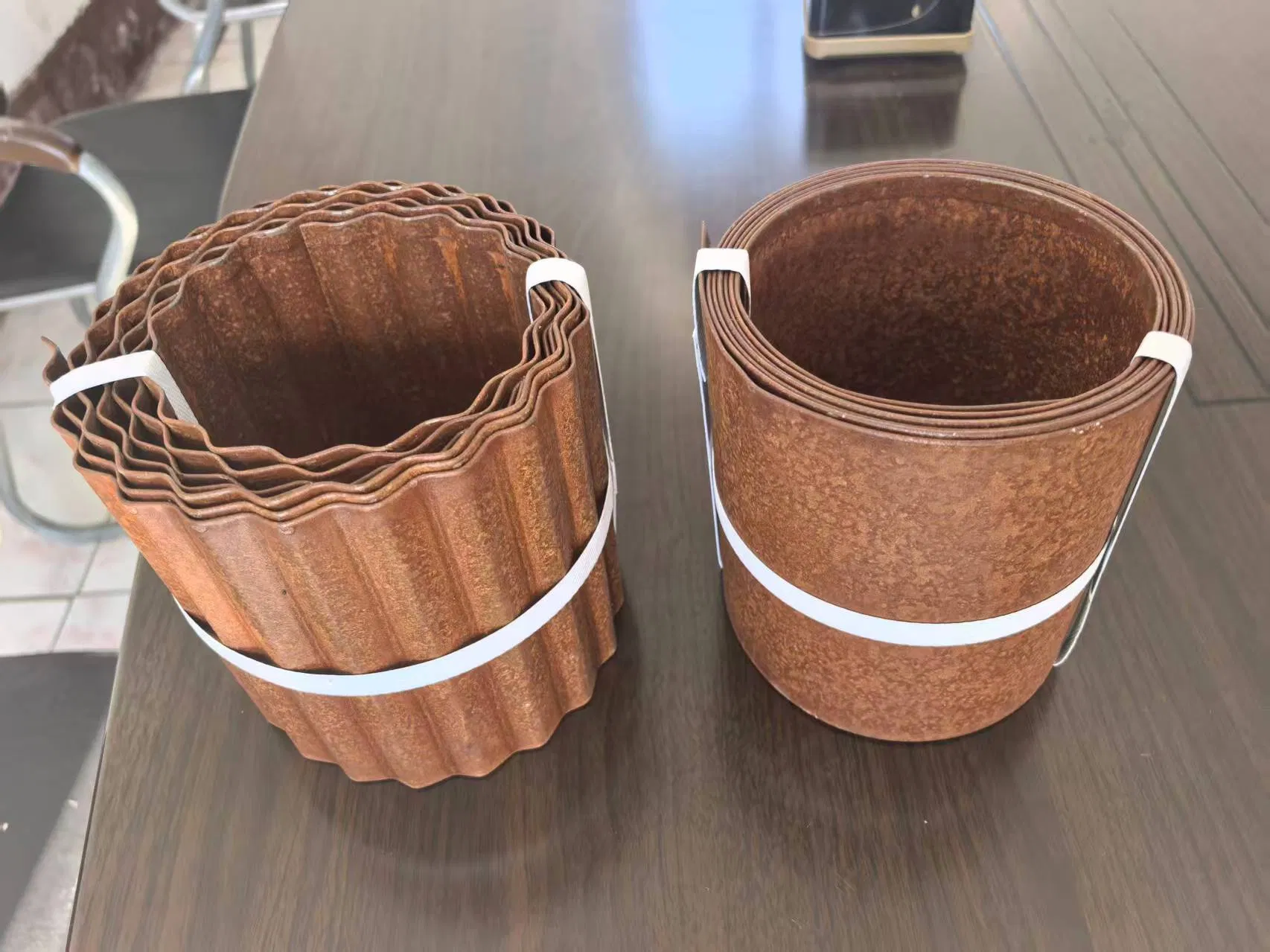 Metal Garden Border / Corten Steel Landscape Lawn Edging