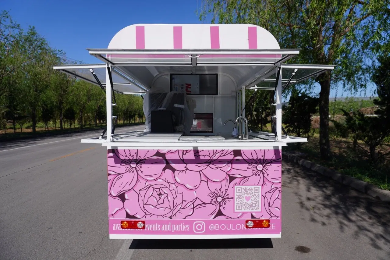Mobile Multi-Functional Electric Tricycle Three-Wheeled Food Cart for Breakfast Fried Skewers Desserts-for Night Market Stalls