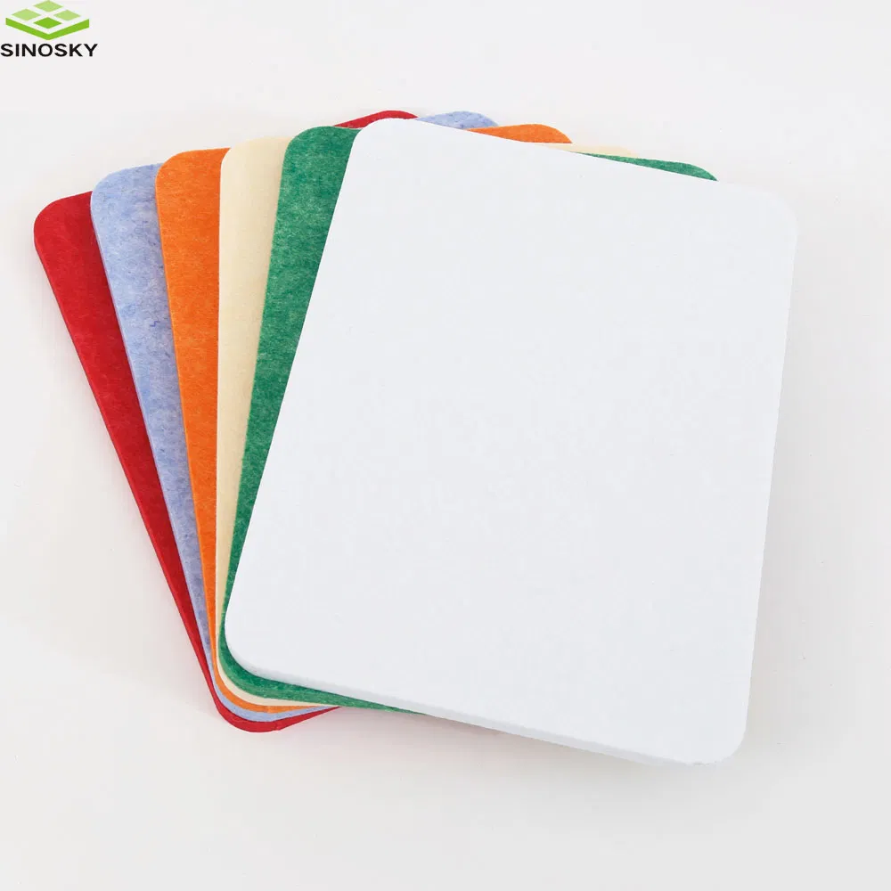Sound Absorption Fireproof Polyester Fiber Pet Felt Decorative Acoustic Wall Panels