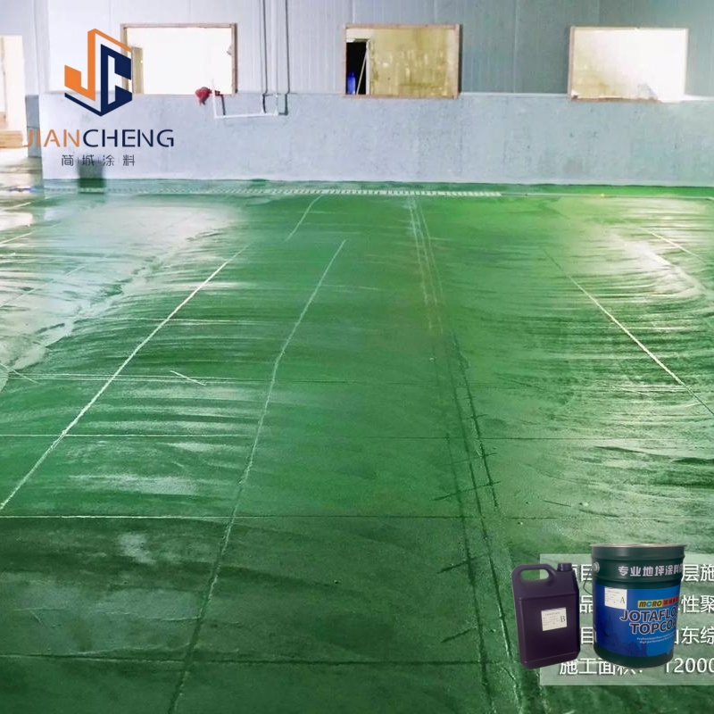 Green Polyurethane Cement Anti-Skid Wear-Resistant Paint System