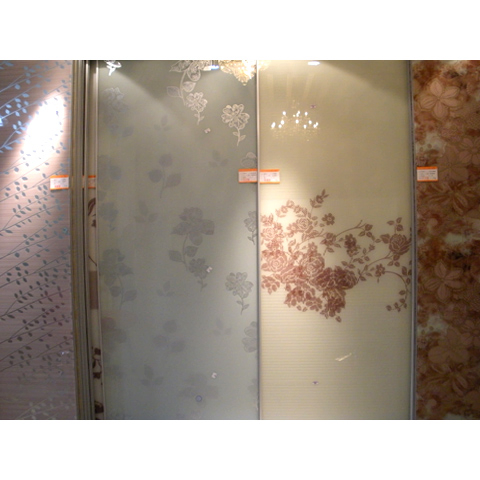 5mm Transparent Acid Etching Furniture Glass