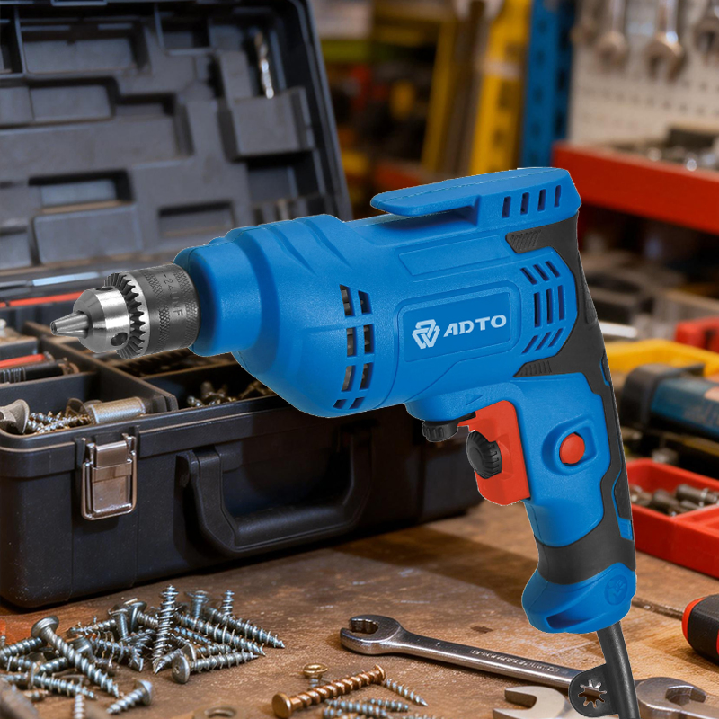 Электрическая дрель-шуруповерт ударная 400Вт 13мм 220В