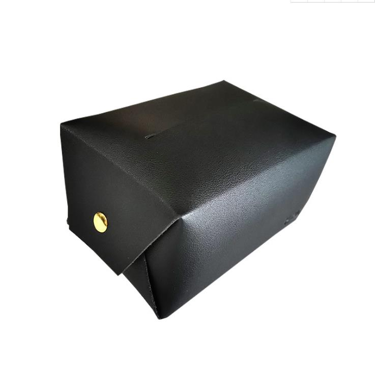 Custom Logo Tissue Box Creative Living Room Bedroom PU Leather Car Office Collapsible Tissue Holde