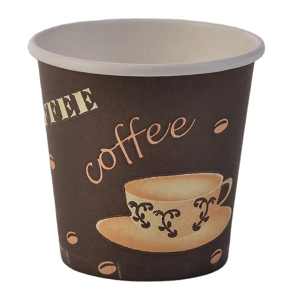 Eco-Friendly 2.5oz Disposable Paper Cups for Hot/Cold Beverages