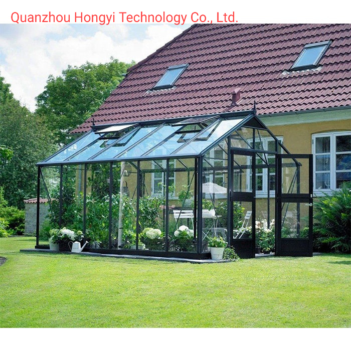 New Design Green House Aluminium Tempered Lowes Glass Sunroom