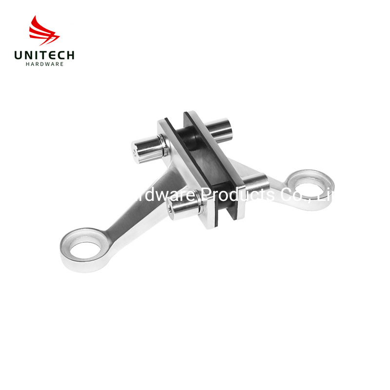 Stainless Steel K Shape Fix Glass Curtain Wall Glass Connector Fitting Spider