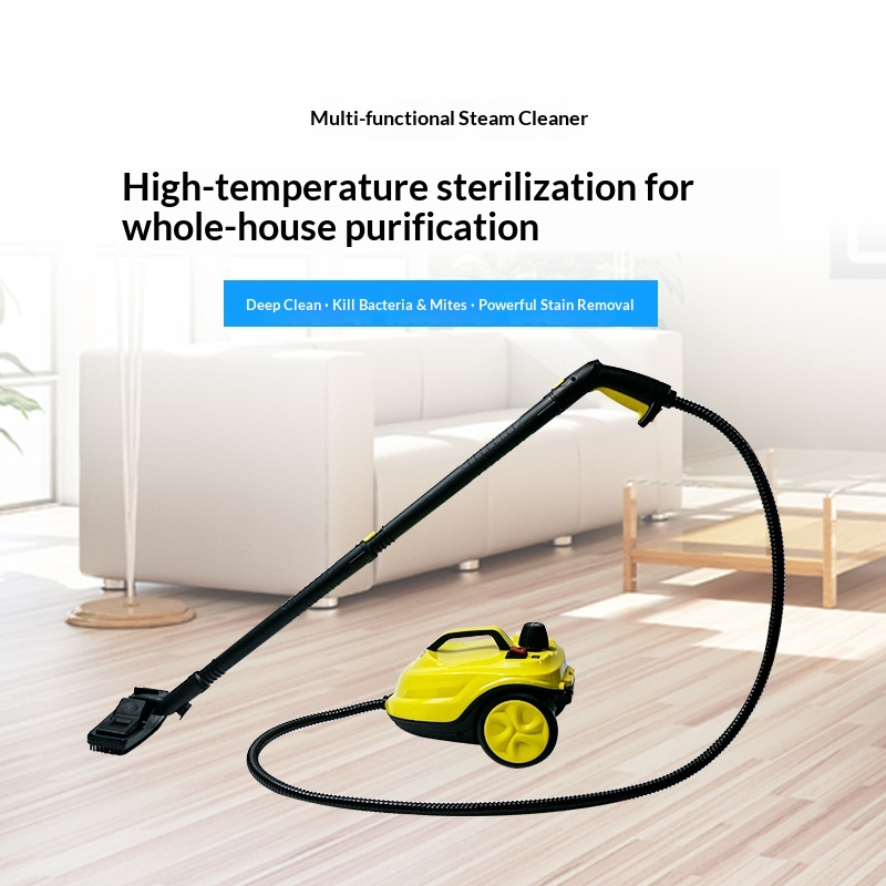 Handheld Steamer for Cleaning Kitchen Grease Bathroom Grout Car Upholstery 900 Ml Tank