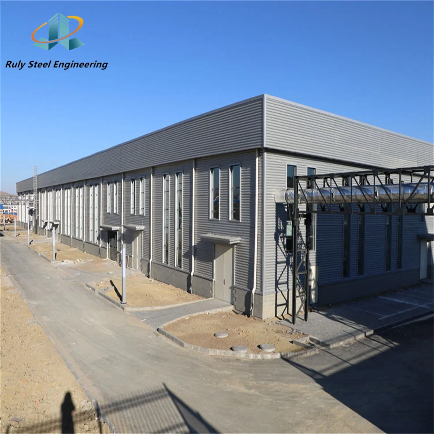 Structural H-Section Steel Column Beam Heavy/Light Steel Structure Prefab/Prefabricated Steel Structure Warehouse for Large Scale of Storage
