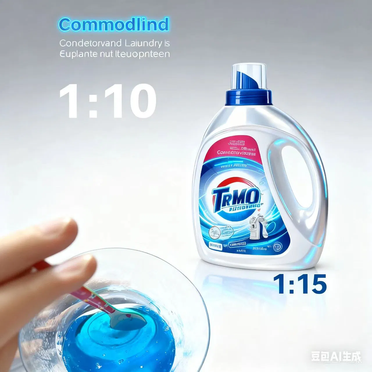 Concentrated Laundry Liquid 1: 8 Supply Gentle