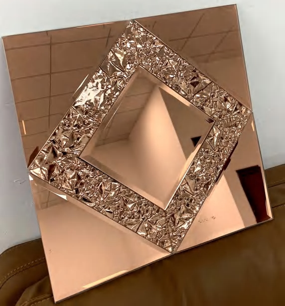 Self-Adhesive Glass Mirror Mosaic Tiles for Creative Home Dé Cor