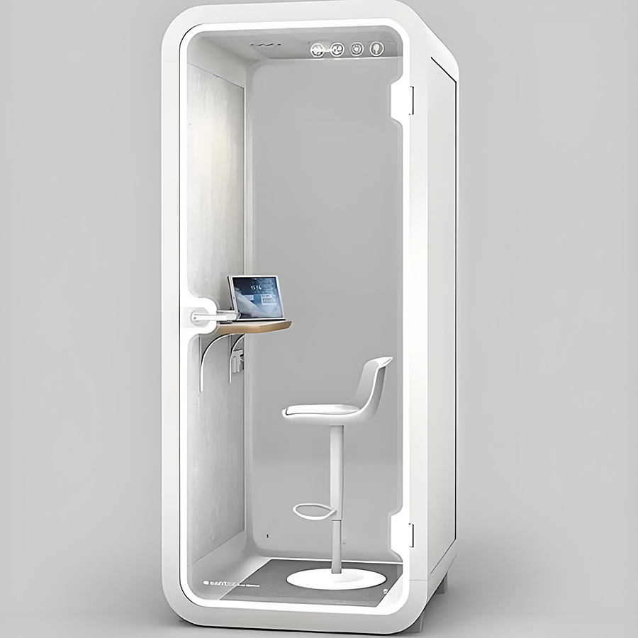 Durability Temporary Housing Customize Acoustic Meeting Pods Sound Isolation Booth
