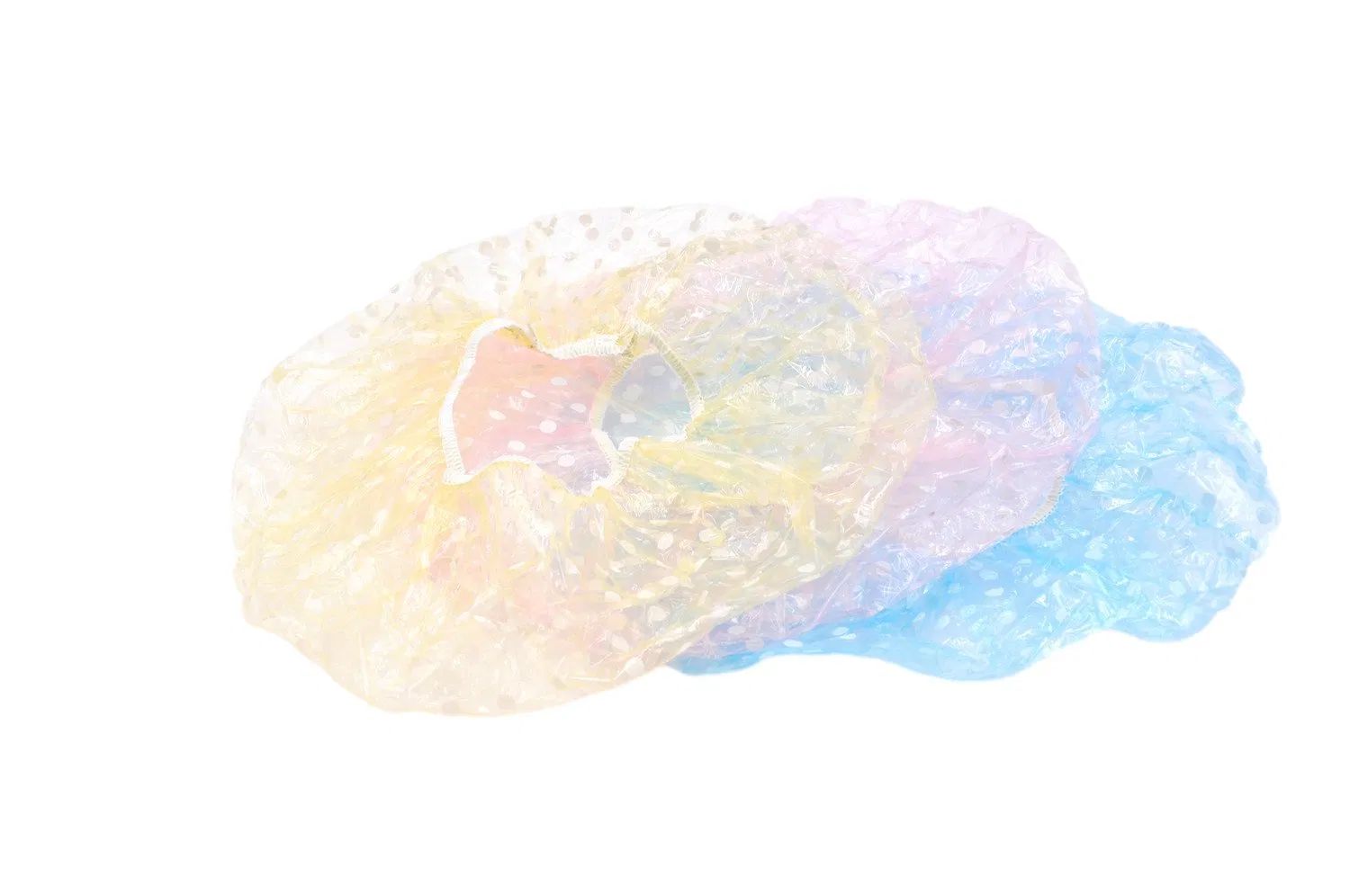 PVC Black Double Shower Cap