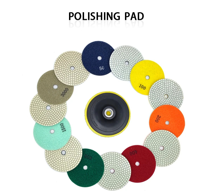 Diamond Polishing Flexible Pad for Floor Concrete Granite Porcelain Tile Stone