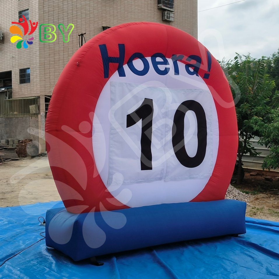 Customized Advertising Opblaasbaar Hoera Big Inflatable Billboard for Sale