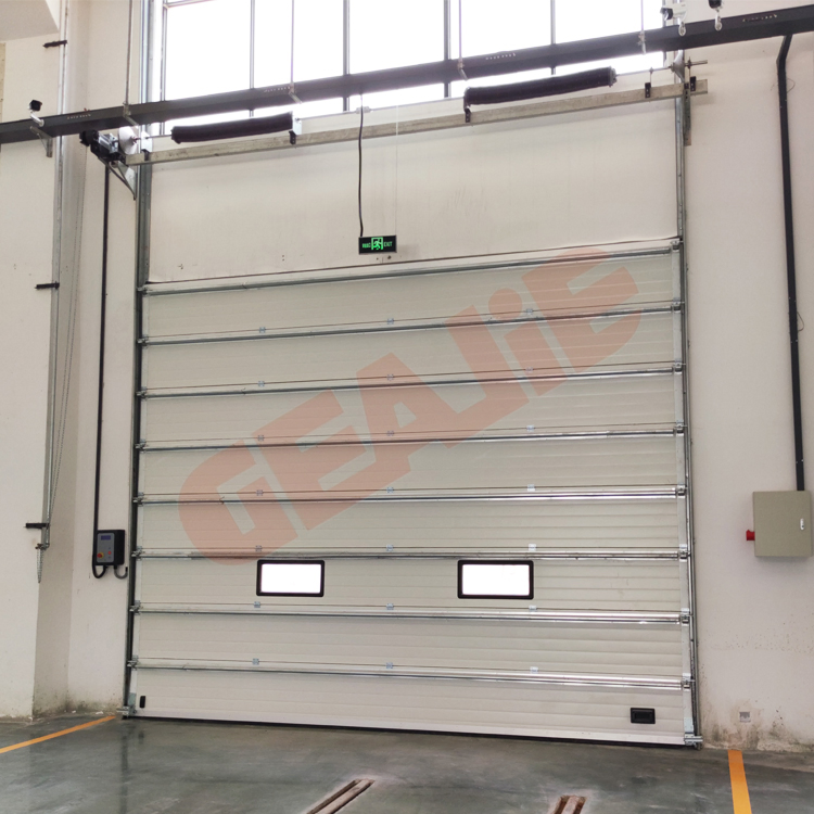 Industrial Automatic Thermal Insulated Vertical Sliding Commercial Sectional Garage Door