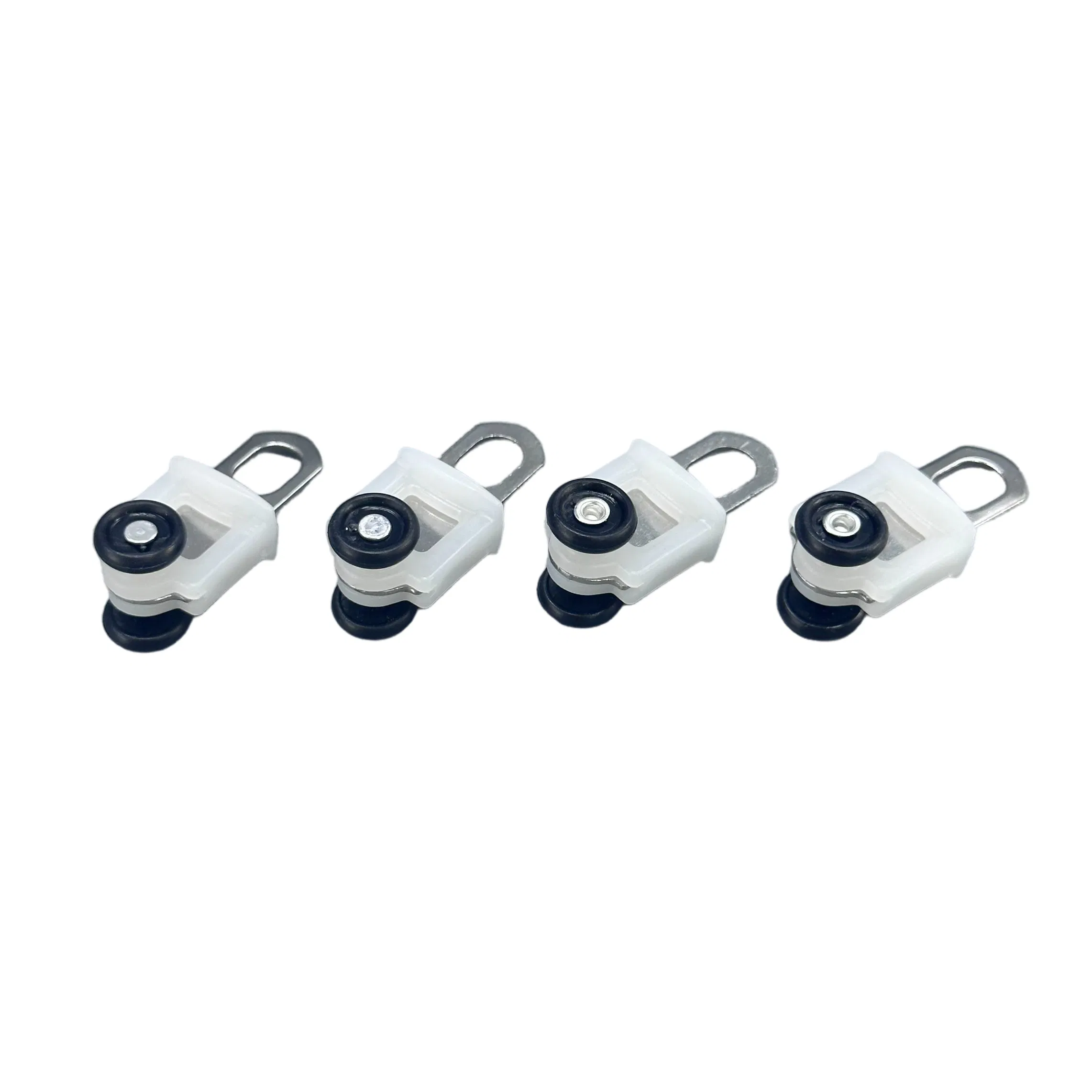 Custom Size Curtain Glider Hooks Track Rail Runner with Mute Wheel Pulley
