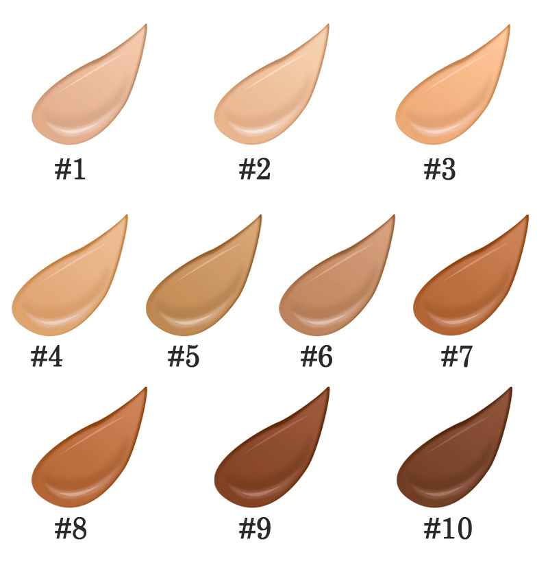 OEM High End Circle Concealer Oil Control Durable Foundation Makeup 30ml