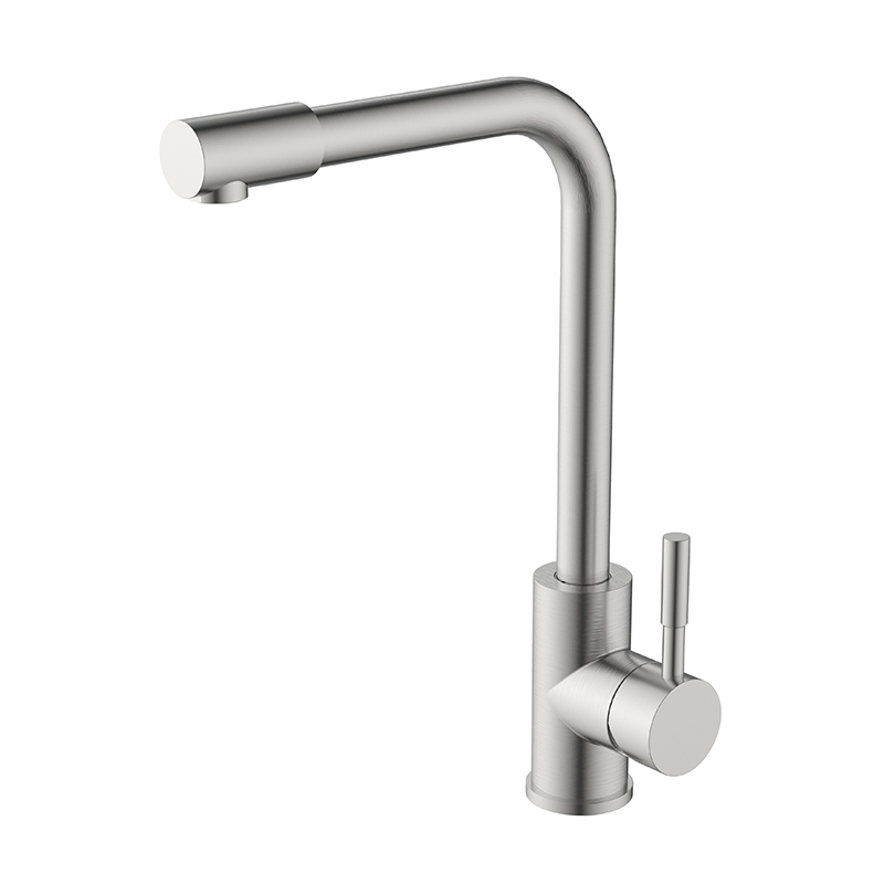 304 Stainless Steel Single Lever Hot and Cold Water Kithchen Faucet