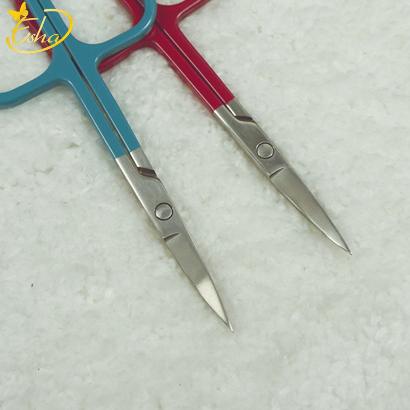 Professional Makeup Eyebrow Stainless Steel Hairdressing Beauty Nail Art Barber Nose Hair Scissors