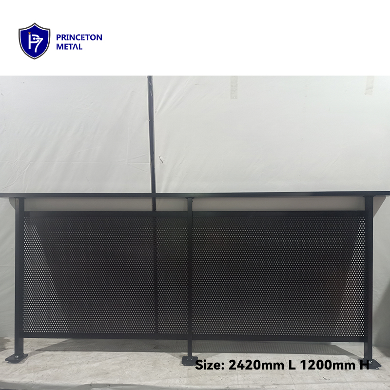 Wholesale Heavy Duty Decorative Aluminum Perf Hand Railing System for Balcony Deck and Stair