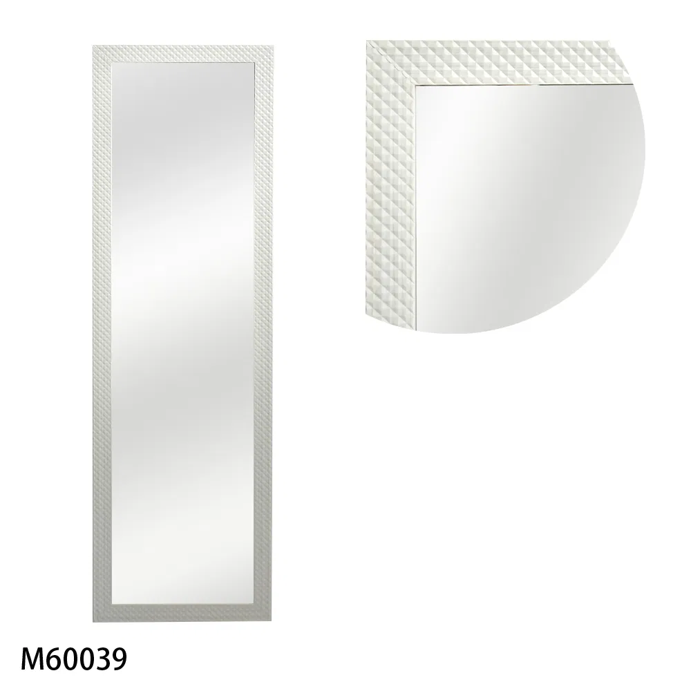 PS Wooden Golden Glass Mirror for Home Decoration