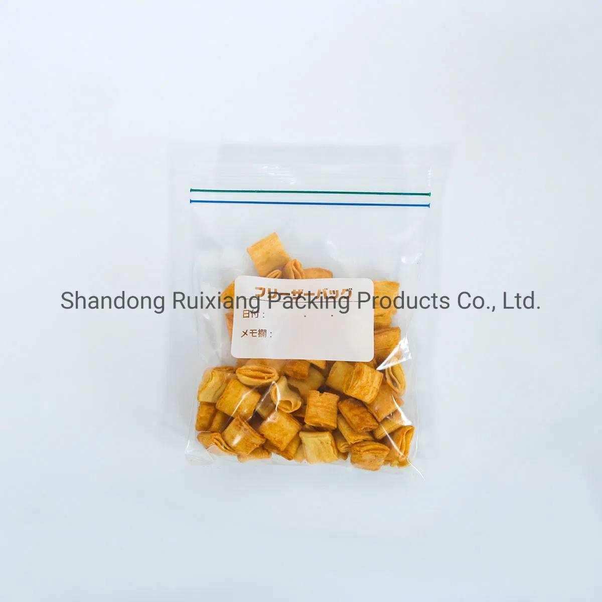 Wholesale BPA Free Reclosable Plastic Zipper Bag Waterproof Snack Storage Bag