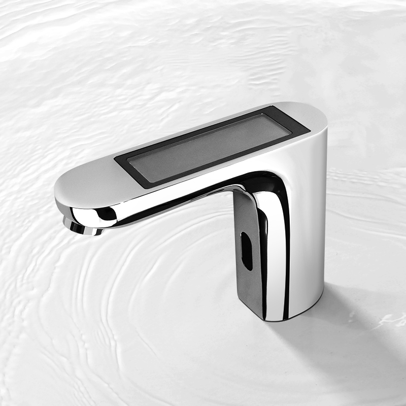 High Quality Smart Touchless Sensor Faucet Induction Bathroom Modern Faucet Mixer Brass Copper Body Touchless Faucet Sink Taps