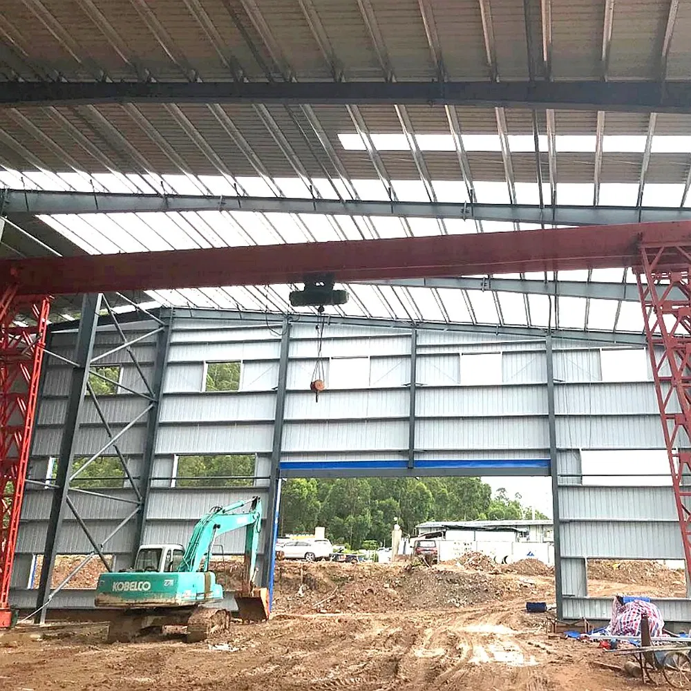 Prefabricated Industrial Steel Structure Building Customized Design for Warehouse Workshop Factory Construction Q235B Q355b Steel Material