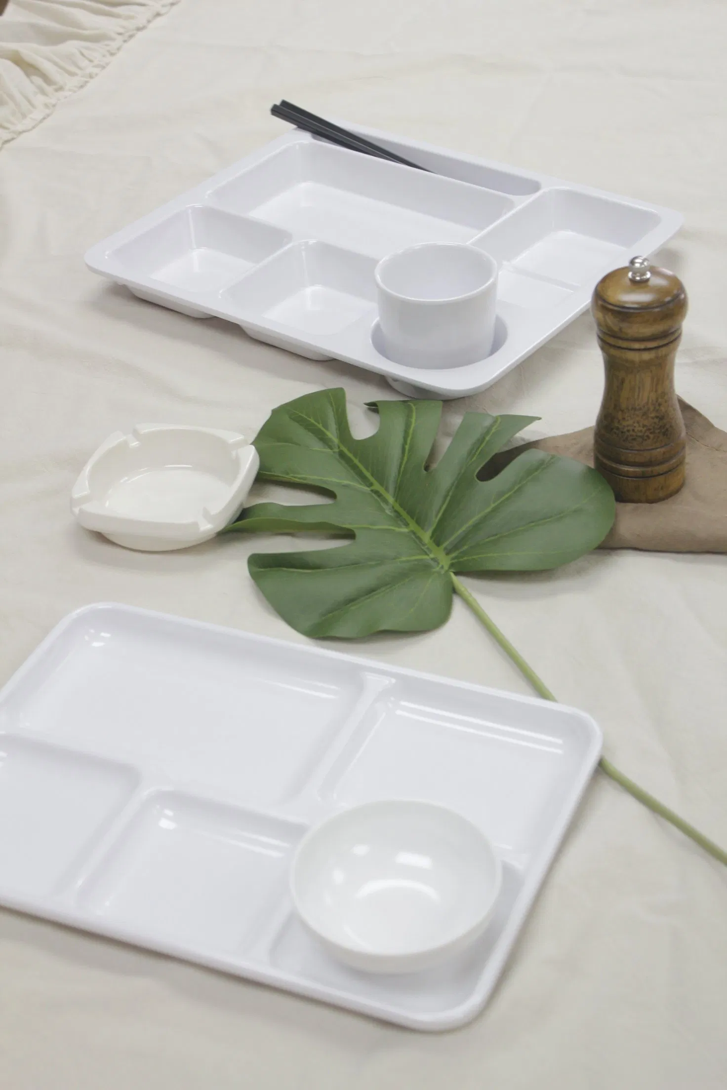 5-Divided Plate Factory Dinner Plate Melamine Dinner Plate