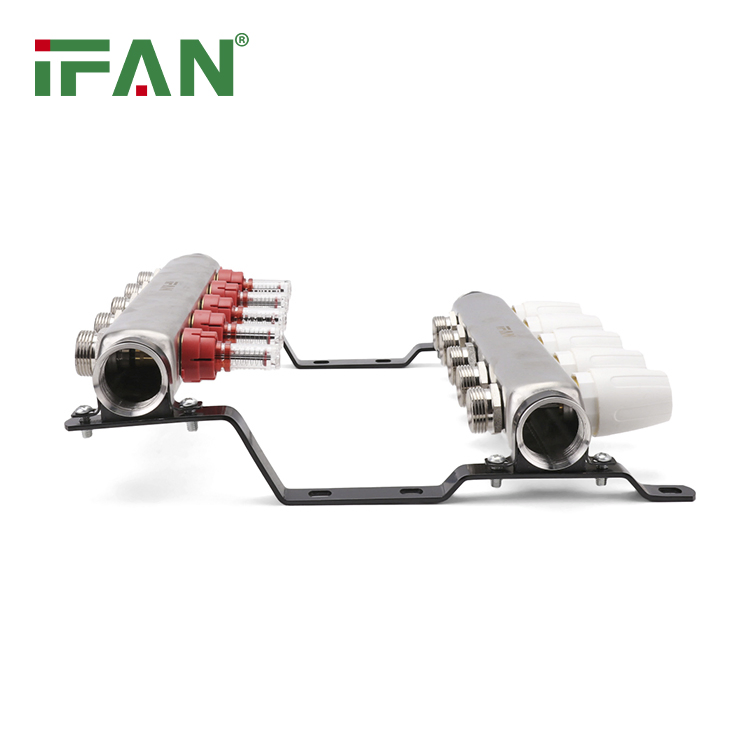 Ifan Factory Direct High Quality Manifold 10 Ways Silver Stainless Steel Manifold