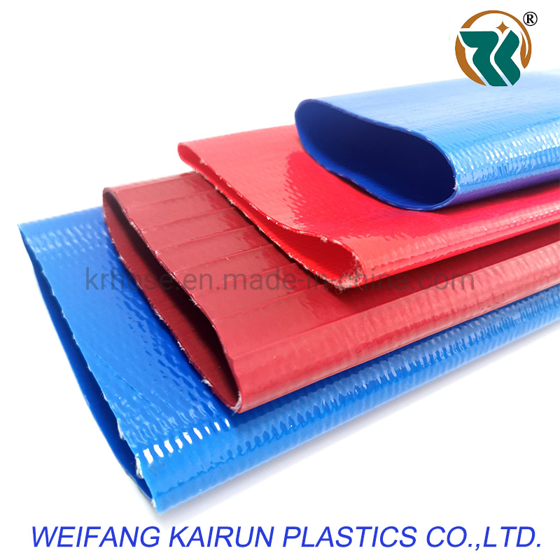 2"3"4" PVC Discharge Hose Agriculture Flexible Lay Flat Pump Garden Hose