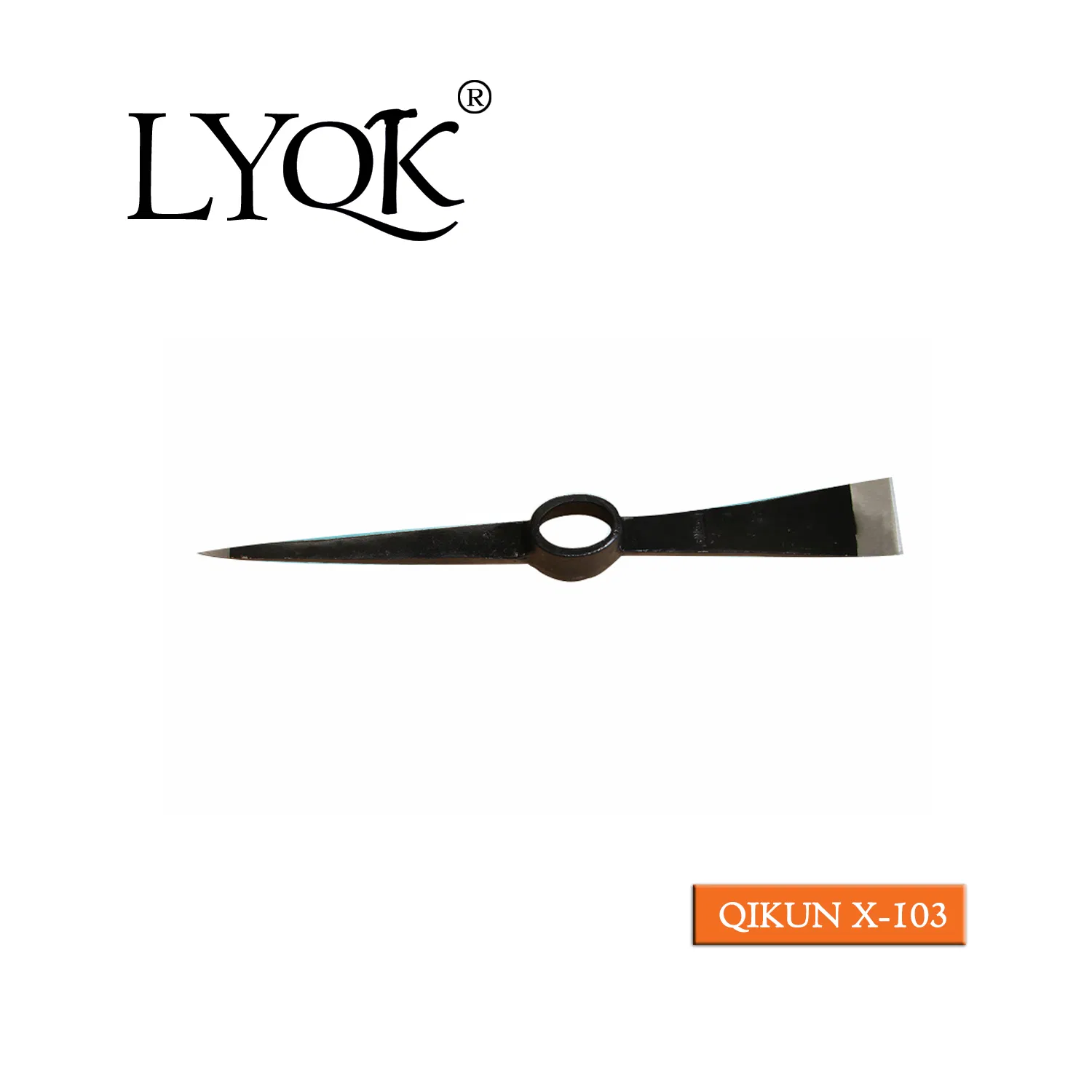 X-103 High Quality Rail Steel 65mn Agriculture Farm Garden Hardware Hand Tools Pick Head Mattock Pickaxe