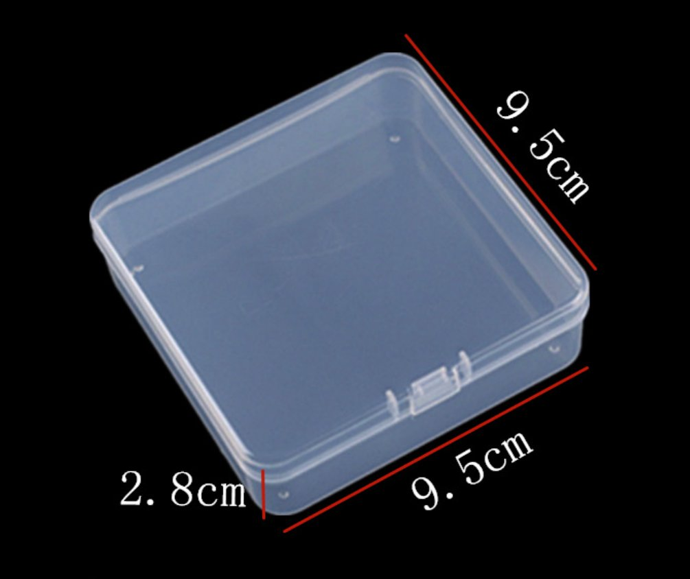 Storage Case Plastic Storage Box Organizer Small Packaging Holder
