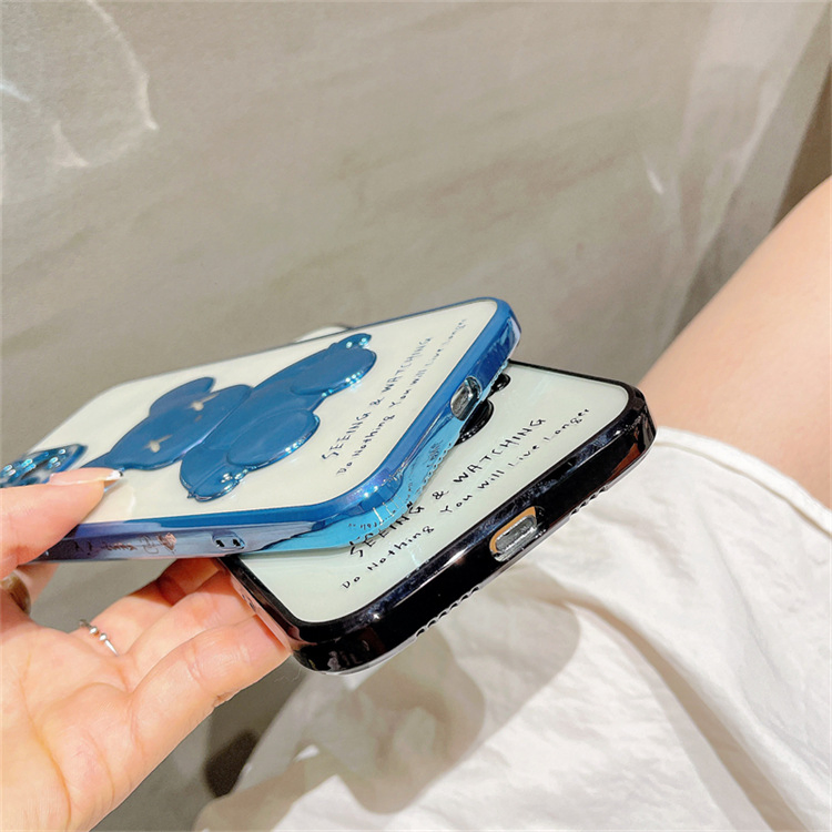 Чехол 3D Медведь для iPhone 11-13 Pro Max, X/Xs Max