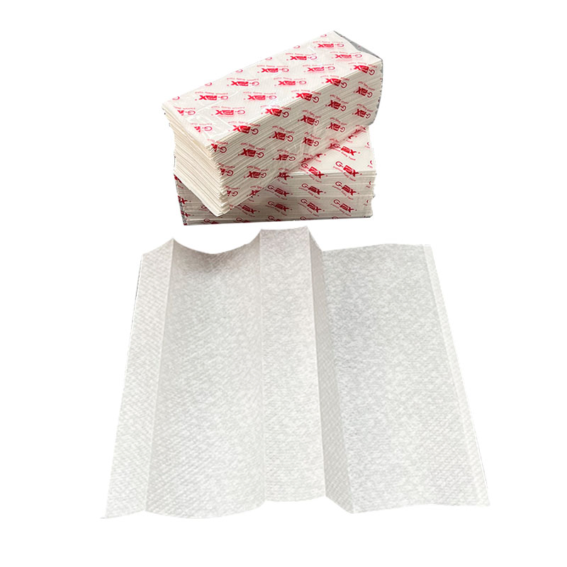 Custom Paper Towel with Logo 10X11in Folded Size 100/200sheets 1ply Recycled Paper C Fold Hand Towel Branded Towel Paper Towel