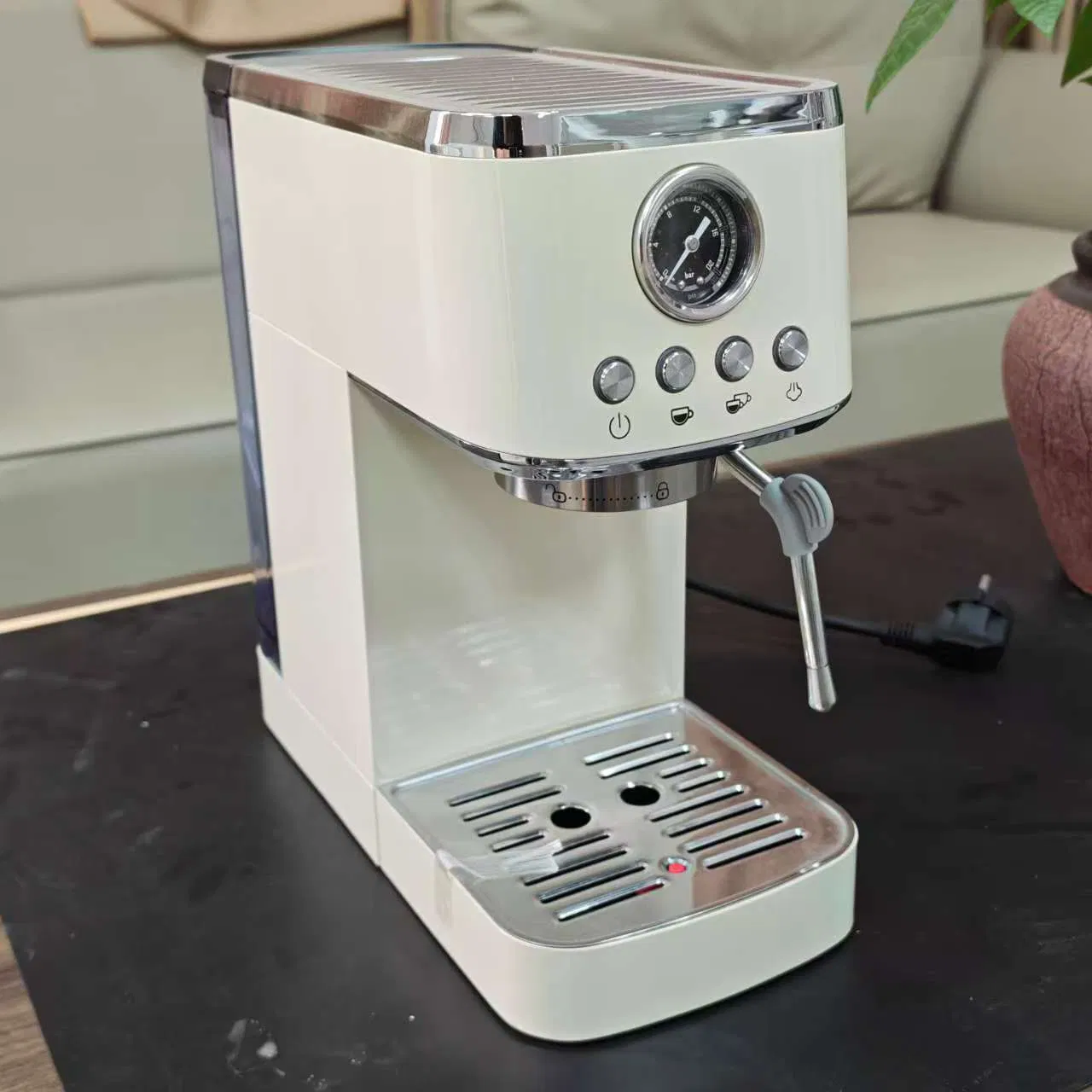 Home Office Semi-Automatic Espresso Maker - Thermoblock Heating & Easy Cleaning