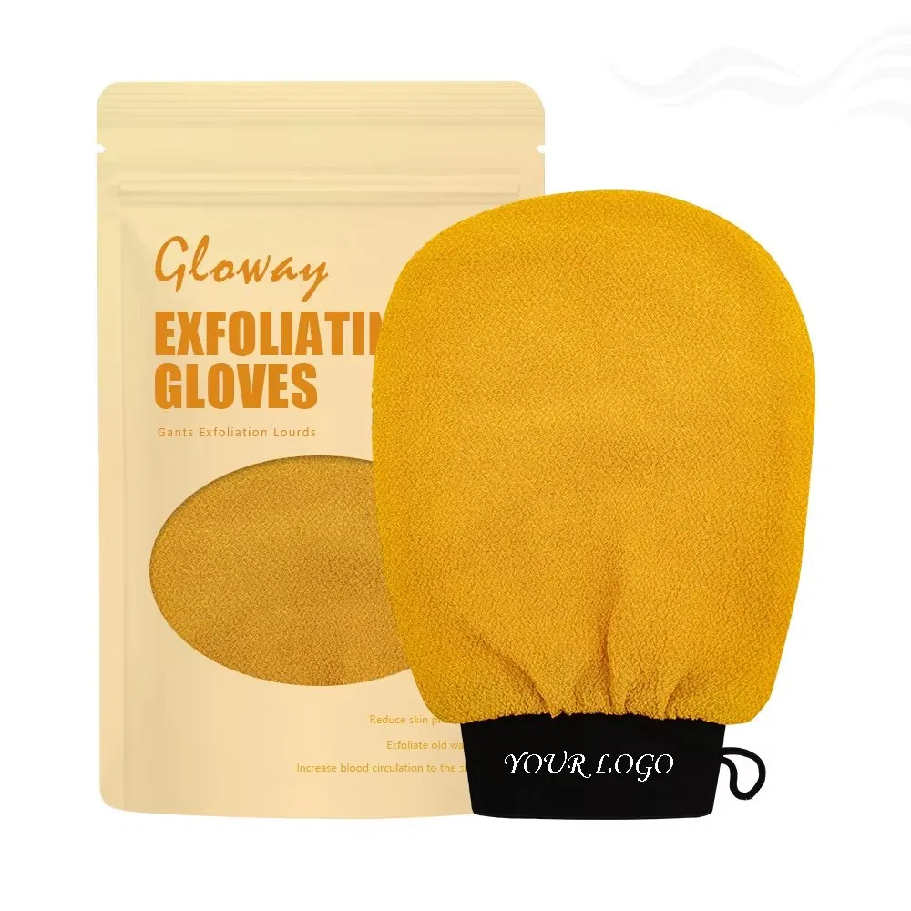 Customized Moroccan Hammam Bath Scrub Rayon Viscose Bath Scrub Glove