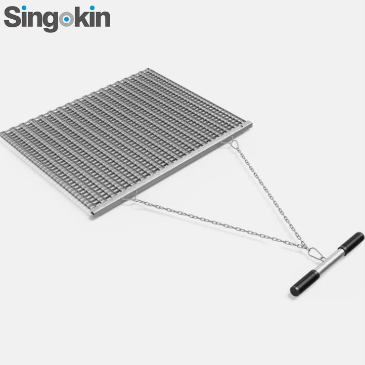 6X6FT 6X8FT Heavy Duty Galvanized Steel Metal Drag Mat for Ball Fields