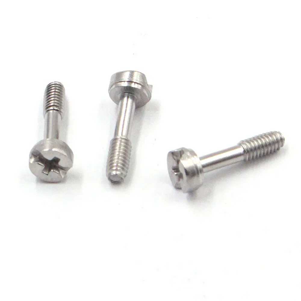 Customized Stainless Steel M2 M2.5 M3 M4 M5 M6 Phillips Slotted Cylindrical Head Small Captive Panel Screws