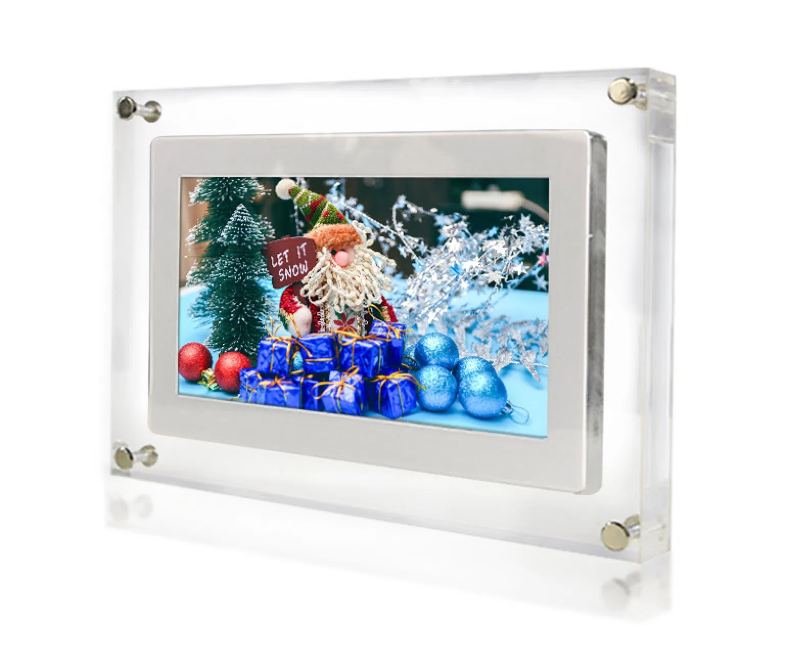 Рекламный плеер 7 дюймов в прозрачном корпусе