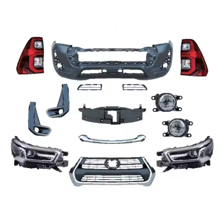 Передняя решетка радиатора для Hilux 2016-2020 (апгрейд до версии 2021)