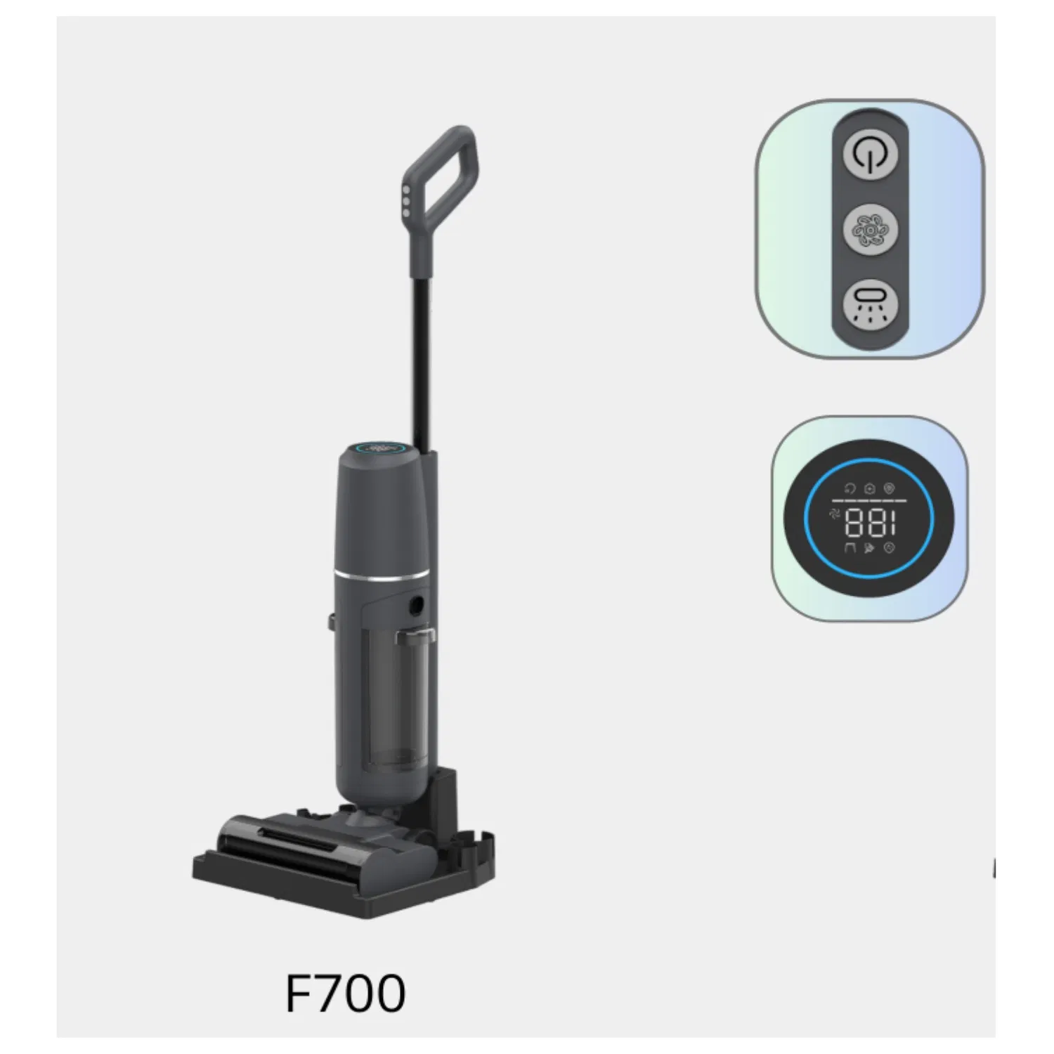 Cordless Wet Dry Vacuum Cleaner for Easy Mobility and Strong Suction