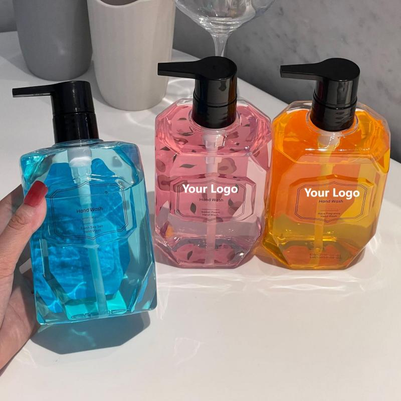 Custom 500ml Home Use Gentle Cleansing Antibacterial Fragrance Hand Washing Liquid Sanitizer