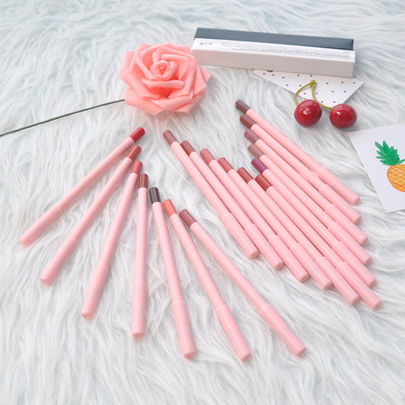 Wholesale Lipstick Pencil Waterproof Long-Lasting Smoothly Lipliner and Lipstick Private Label