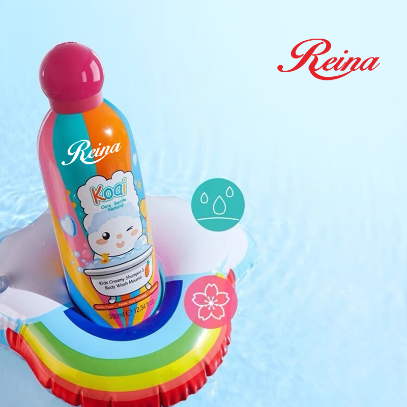 Bath Foaming Mousse Body Wash Gel for Kids Mild Formula