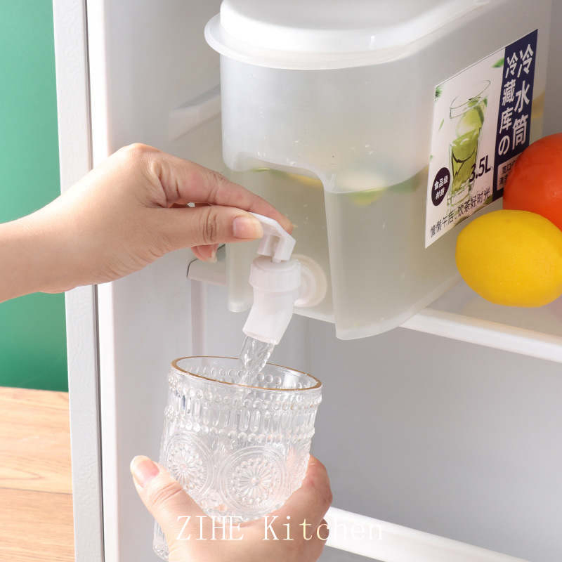 Japanese Style Cold Water Kettle with Faucet Large Capacity Zihe Kitchen