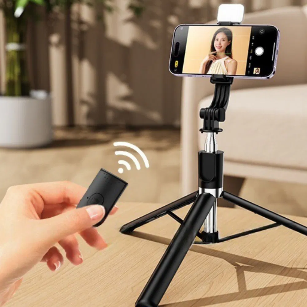 Телескопический штатив-монопод для селфи с Bluetooth