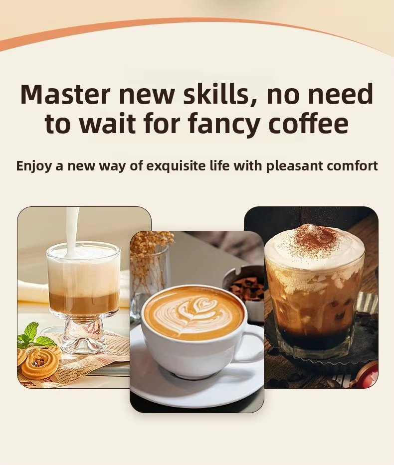 Coffee Household Portable Rechargeable Three Speeds Mixer Foam Maker Coffee Milk Automatic Fast Foaming