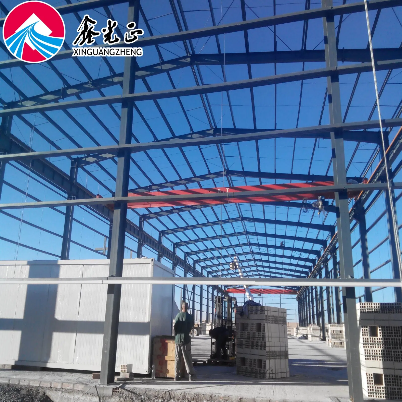 H Section Beam and Column Structure Steel Building Material